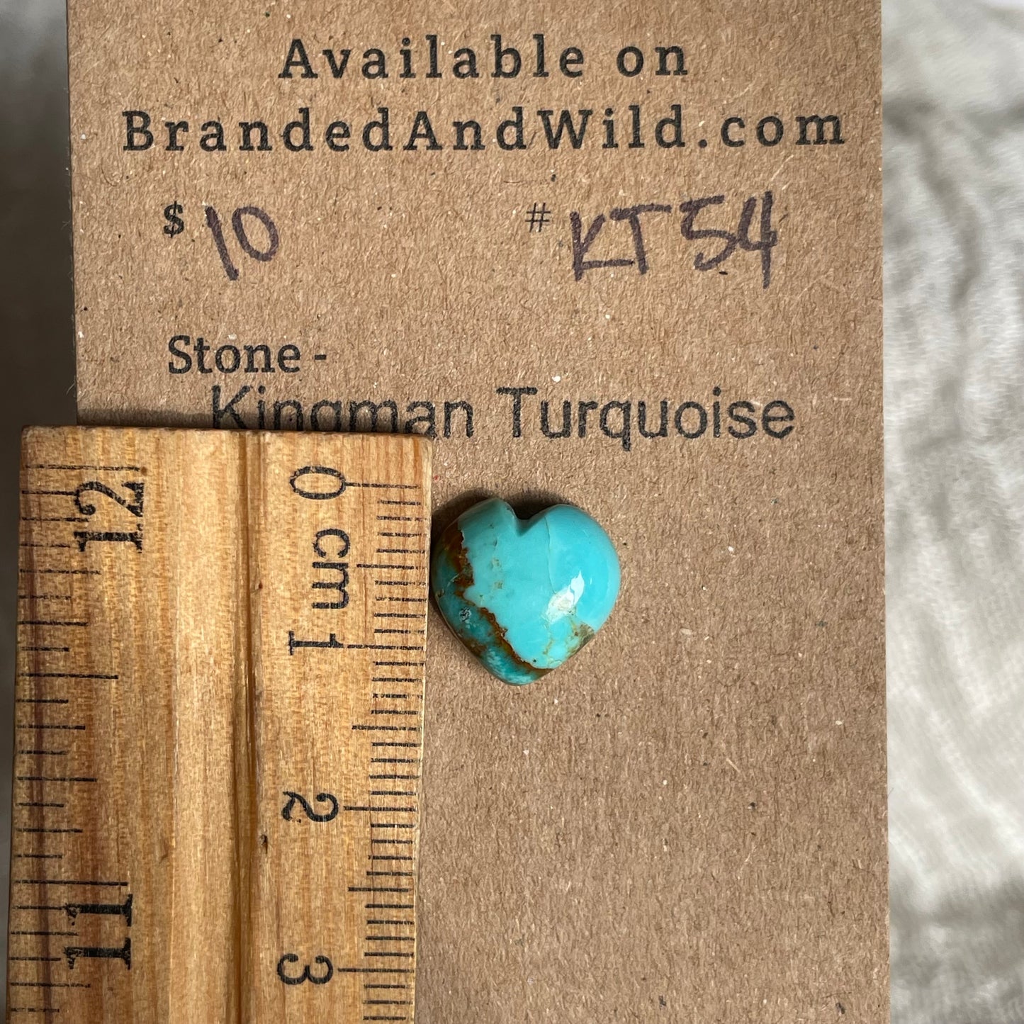 Kingman Turquoise Cabochon - KT54 77CF3B07-DD0F-4AE7-A79B-C4ABA8231BCD Brandedandwild.com