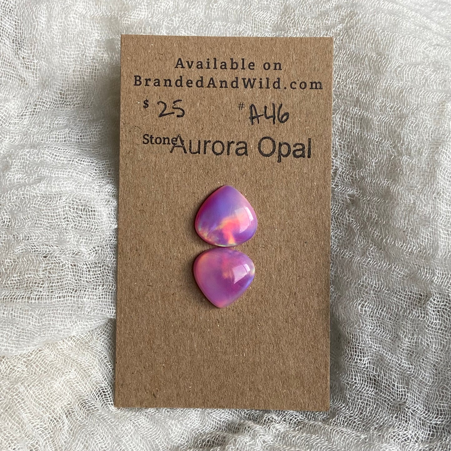 Aurora Opal Cabochon - A46 77EA27DC-3FE2-48D3-A761-7B744EEFD56C Brandedandwild.com