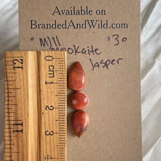 Mookaite Jasper Cabochon - MJ11 781BEE39-770D-4715-98F2-C4F4097F7686 Brandedandwild.com