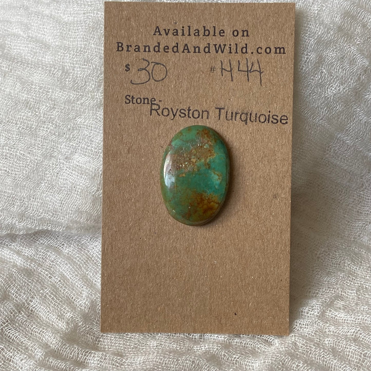 Royston Ribbon Turquoise Cabochon RR44 784B2B2B-8ABB-487B-92FD-3954456609ED Brandedandwild.com