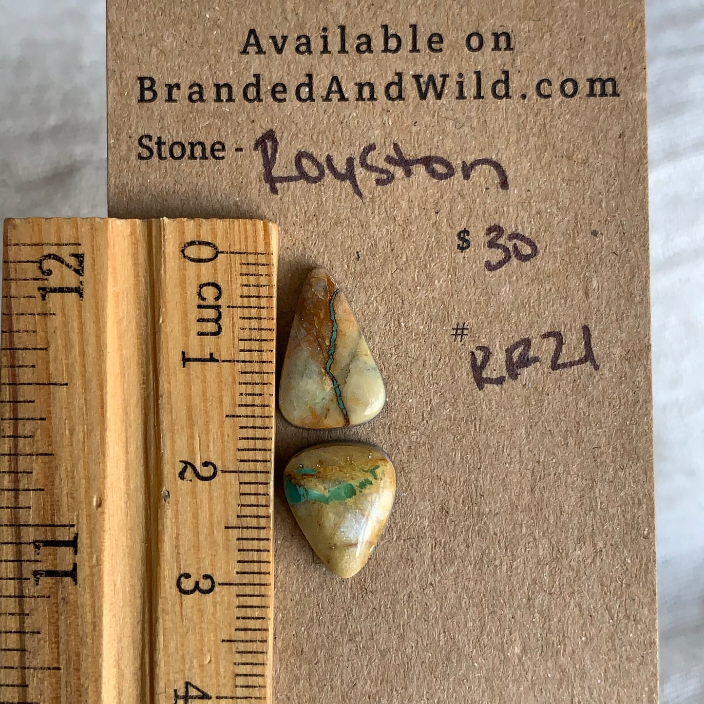 Royston Ribbon Turquoise Cabochon RR21