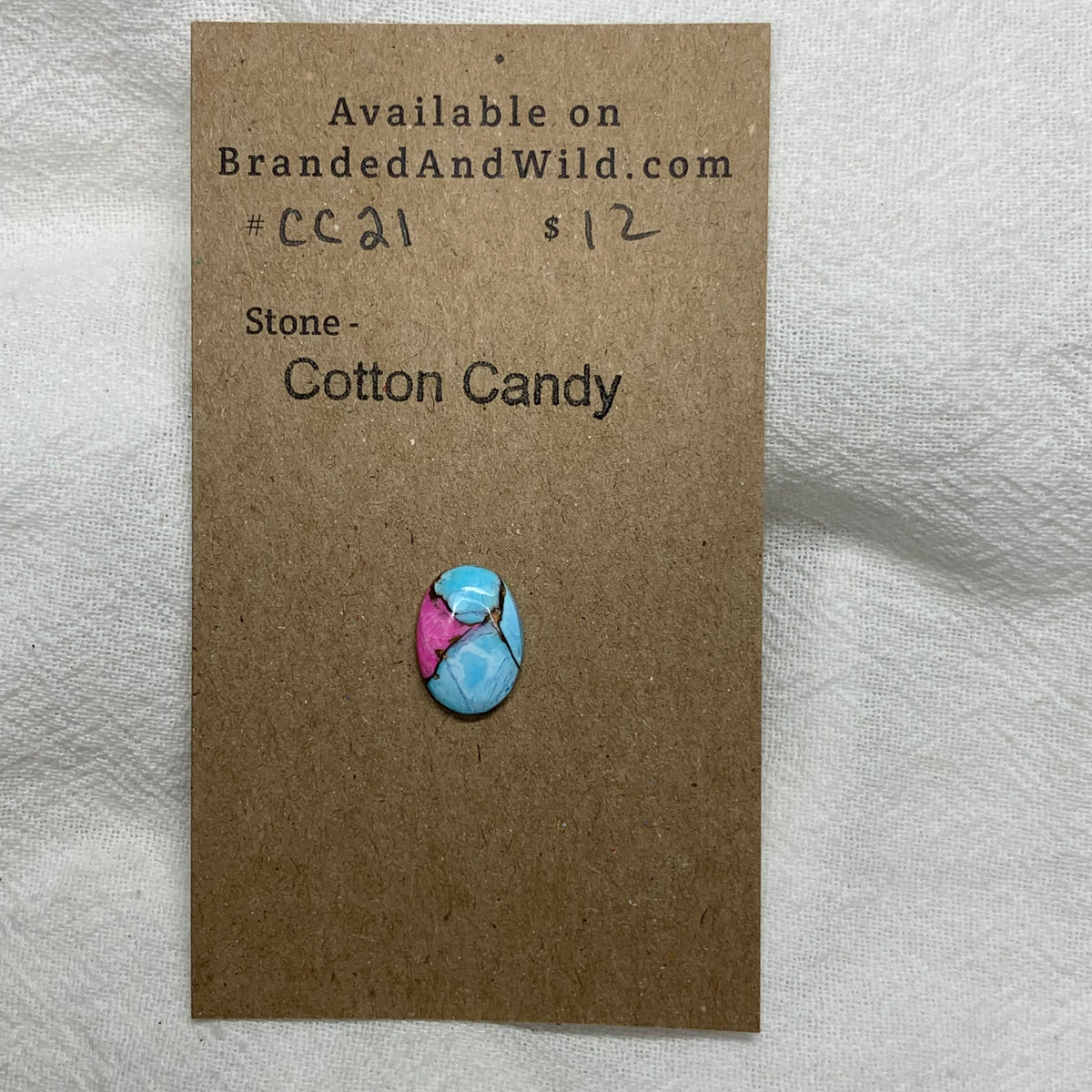 Cotton Candy Cabochon - CC21 78923EC9-91EA-42FD-9C5D-8108203986B1 Brandedandwild.com