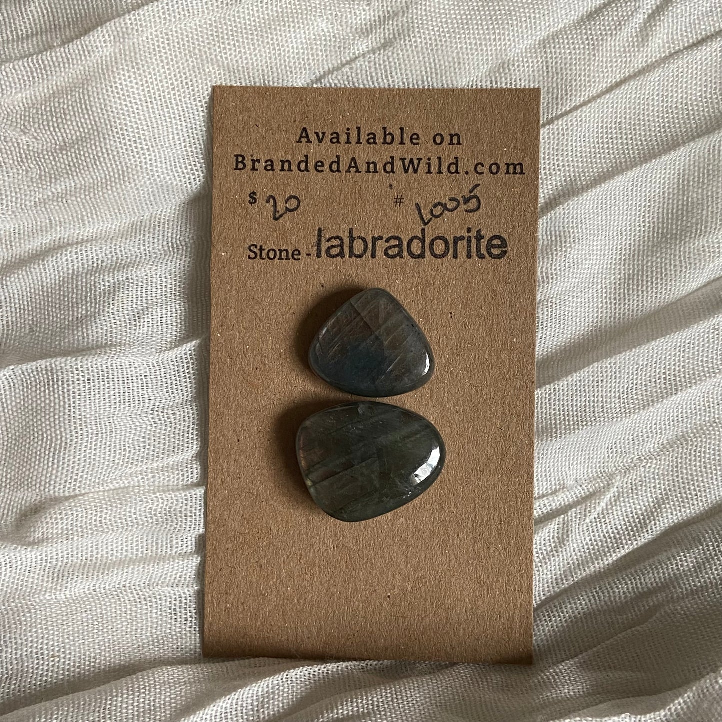 Labradorite Cabochon - L005 7895547A-C2AA-4451-B385-5D13BDA01A0C Brandedandwild.com