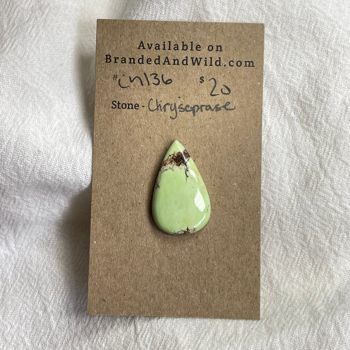 Chrysoprase Cabochon - CH136