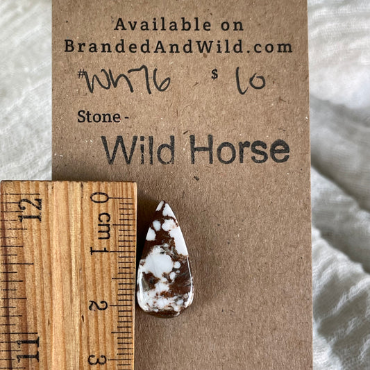 Wild Horse Cabochon - WH76 78A81FE8-CE89-4F62-BA17-98CE2FF42DDF Brandedandwild.com