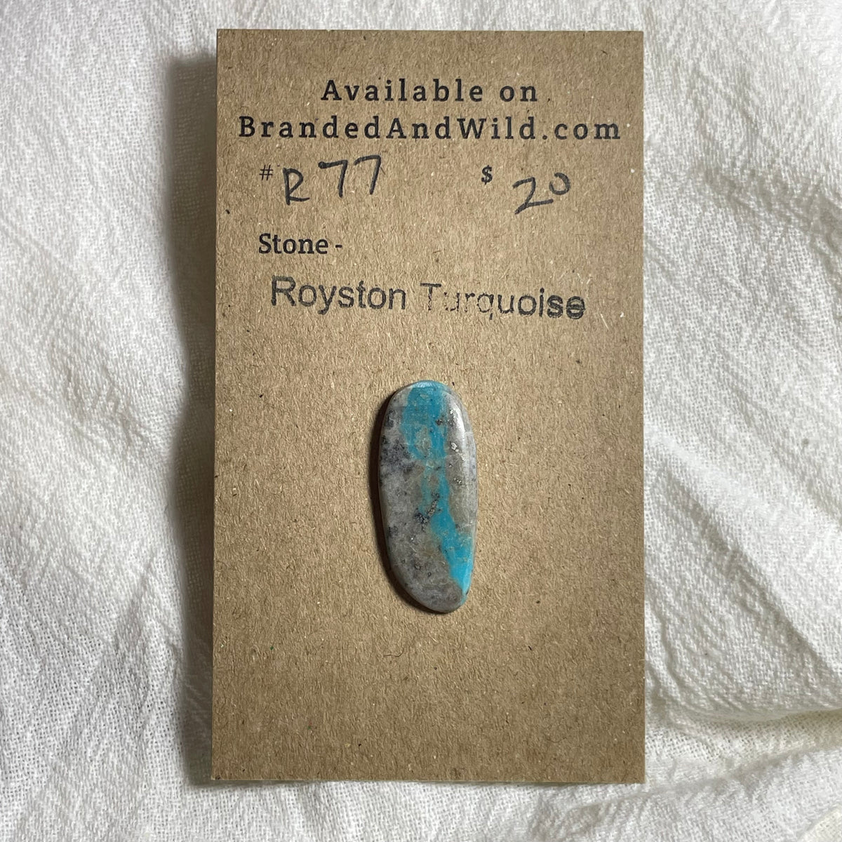 Royston Turquoise Cabochon - R77
