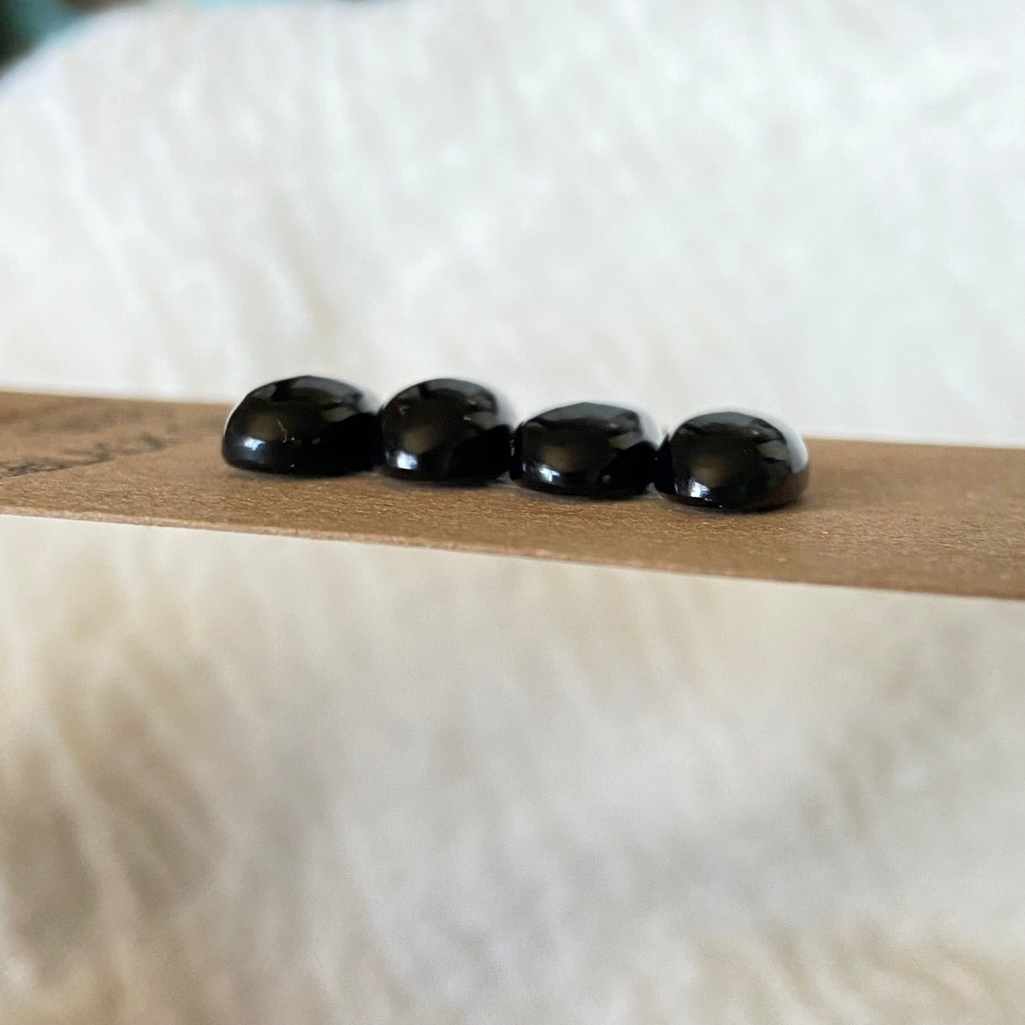 Black Onyx Cabochon - B033 791B4D74-B1EC-4351-BCE1-8FD773652A40 Brandedandwild.com
