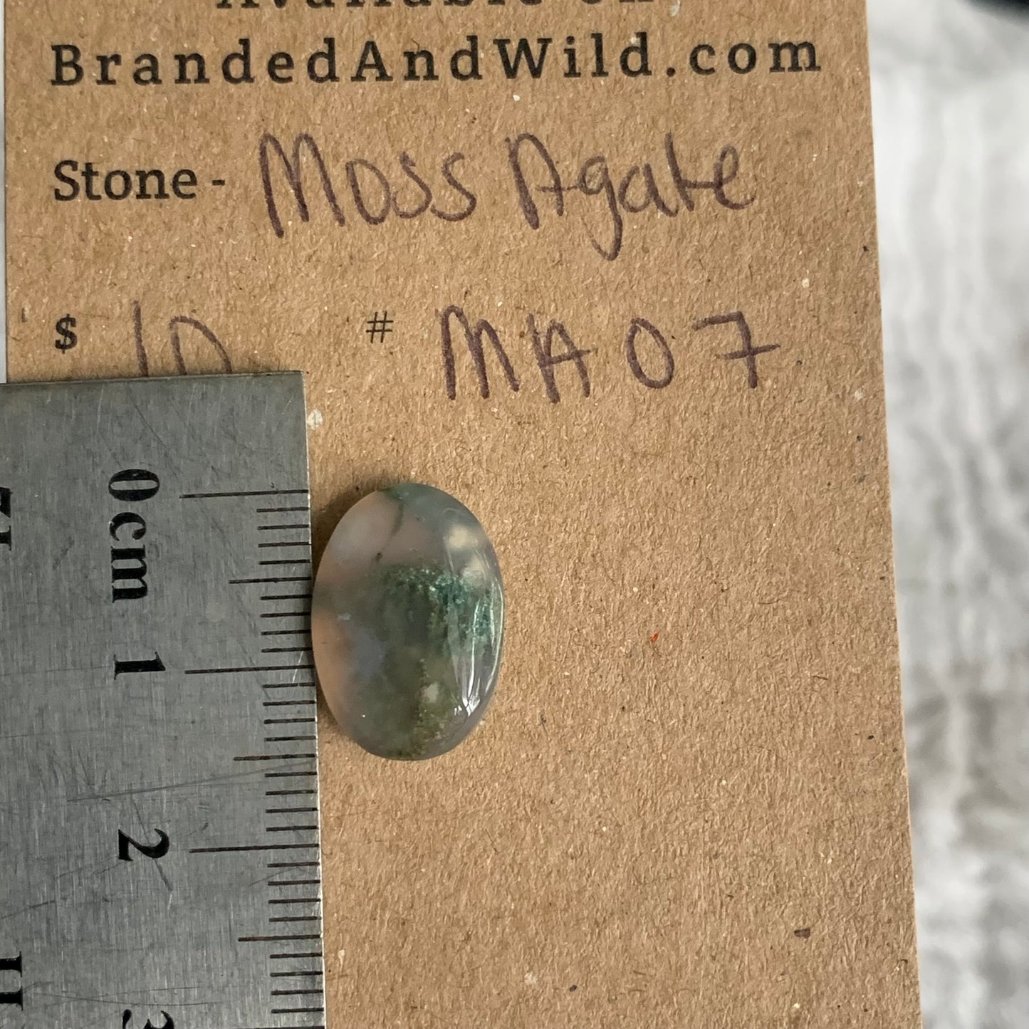 Moss Agate Cabochon- MA07