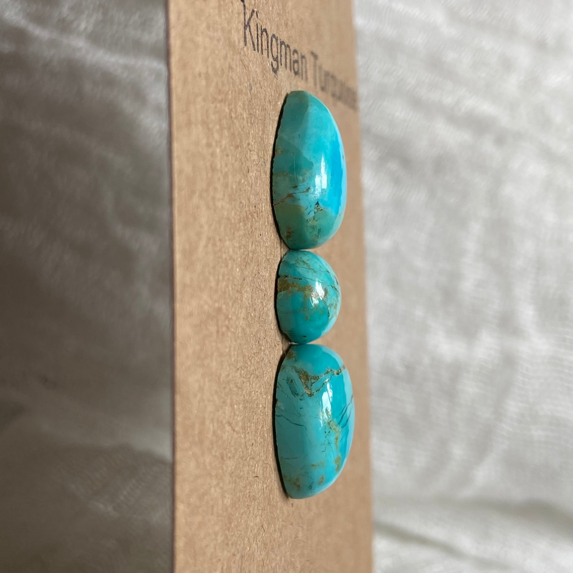 Kingman Turquoise Cabochon - KT46 7928180D-C864-4525-9F3C-FC5BE967A9F1 Brandedandwild.com