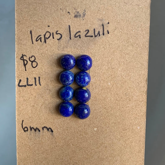 Lapis Lazuli Cabochon 6mm - LL11