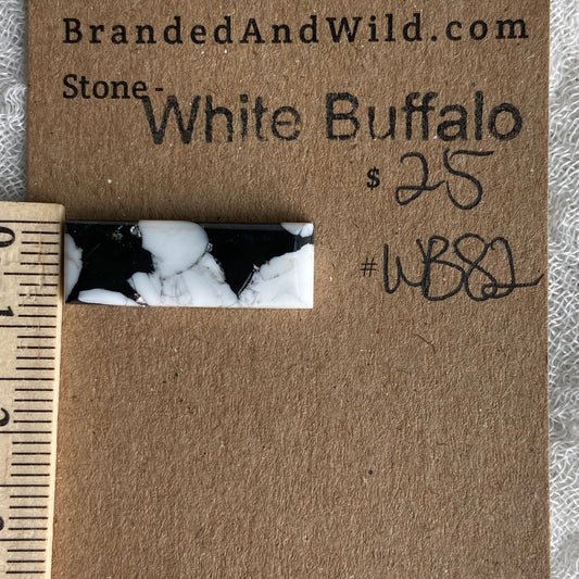 White Buffalo Cabochon - WB82
