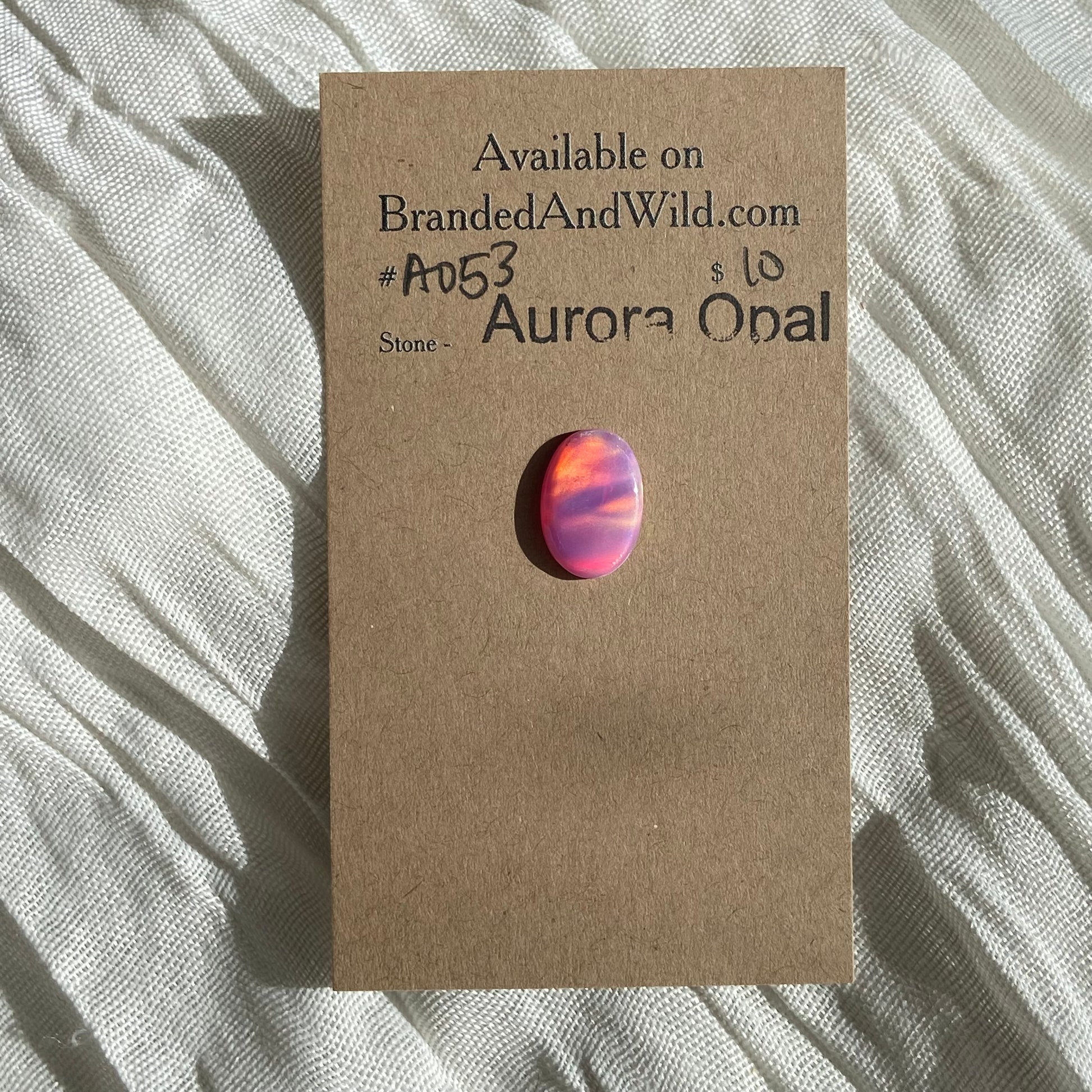 Aurora Opal Cabochon - A053 7949066B-4C8E-4ED4-B292-C2F7BD91A8ED Brandedandwild.com