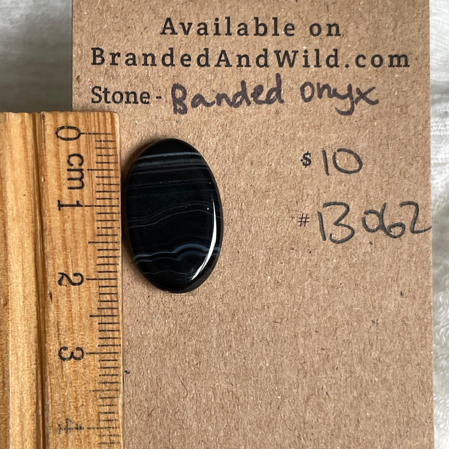 Black Onyx - Cabochon - BO62