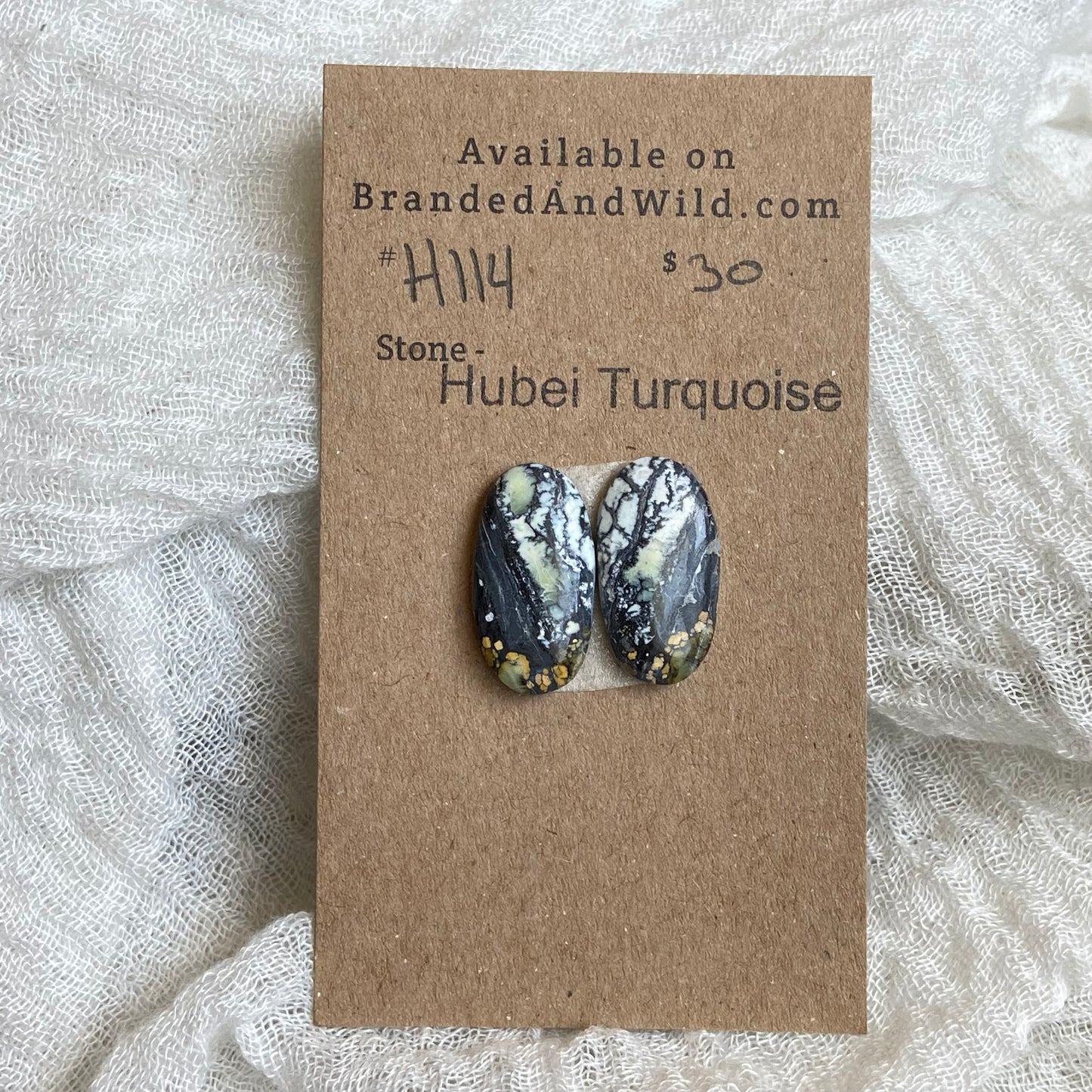 Hubei Turquoise Cabochon - H114
