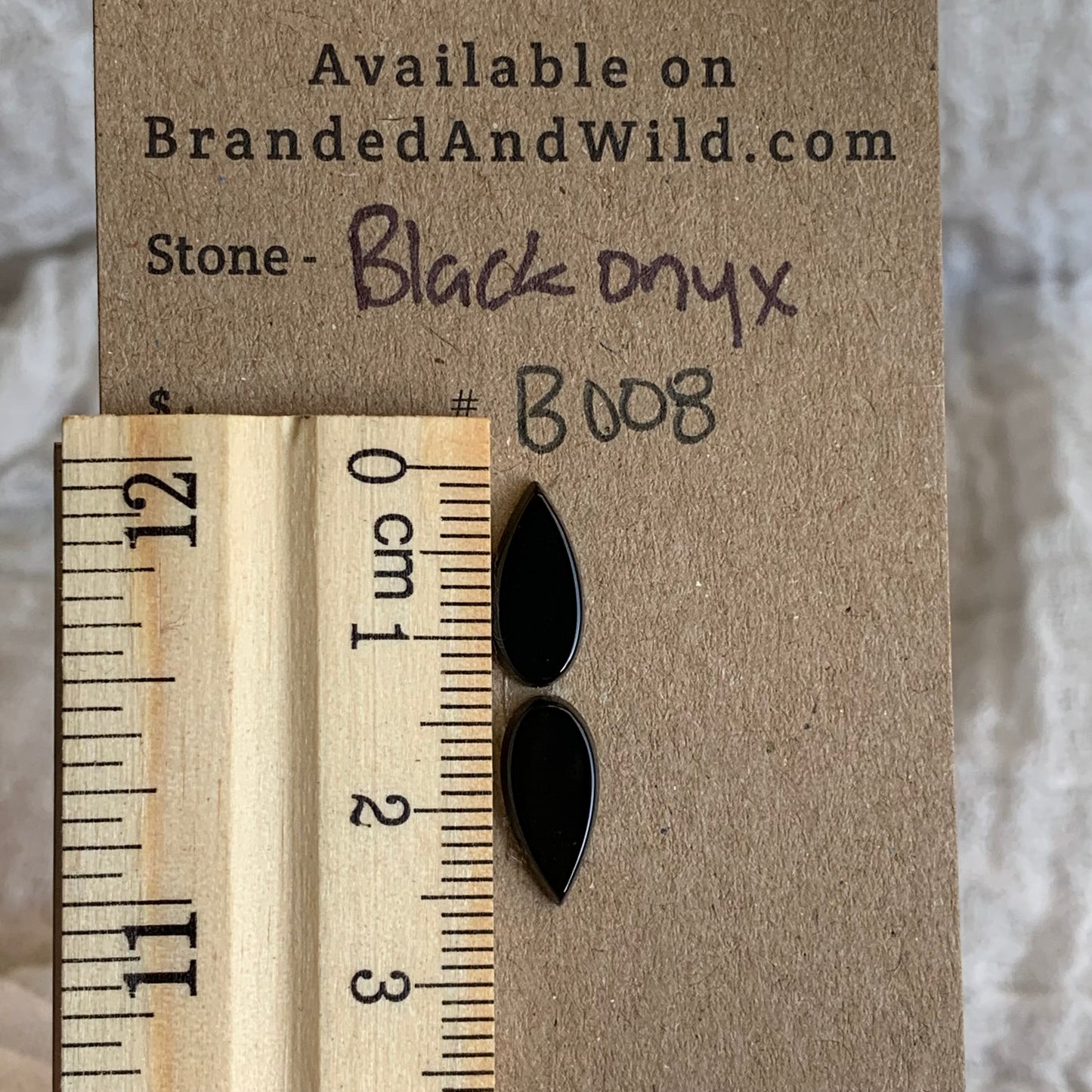 Black Onyx Cabochon - B008