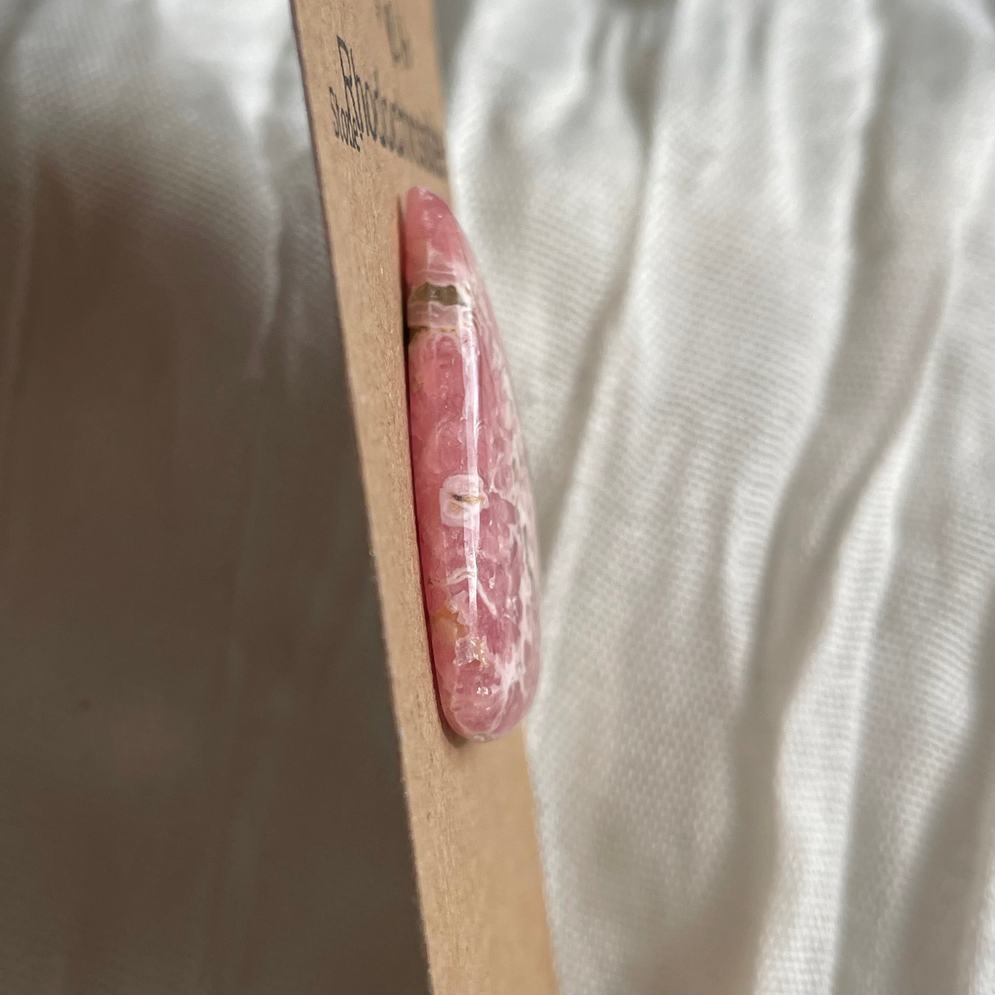 Rhodochrosite Cabochon - R16 7985B187-69AB-4988-97DC-C3C2357A4E24 Brandedandwild.com