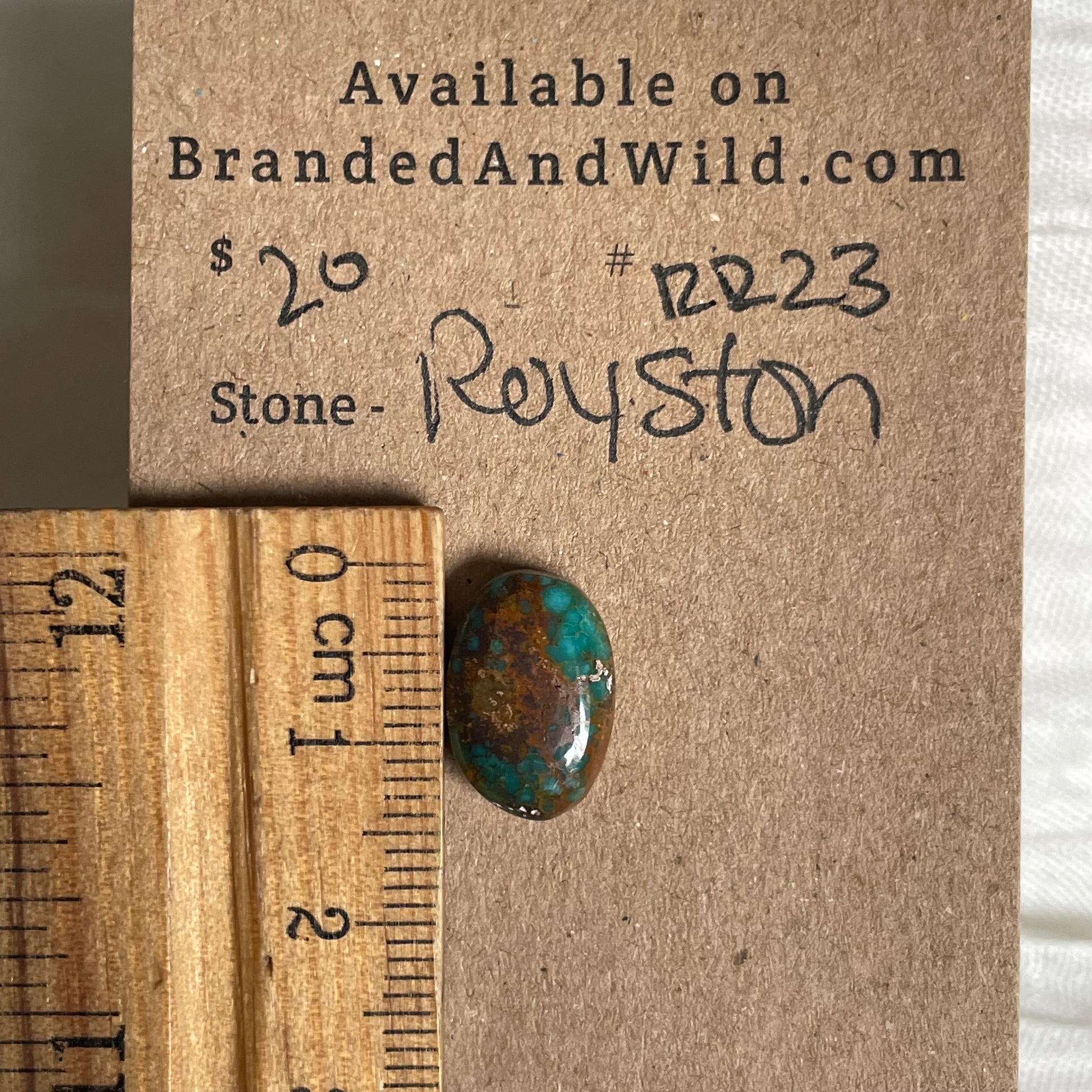 Royston Ribbon Turquoise Cabochon RR23 7992905F-965B-4A47-A876-8663234156CE Brandedandwild.com