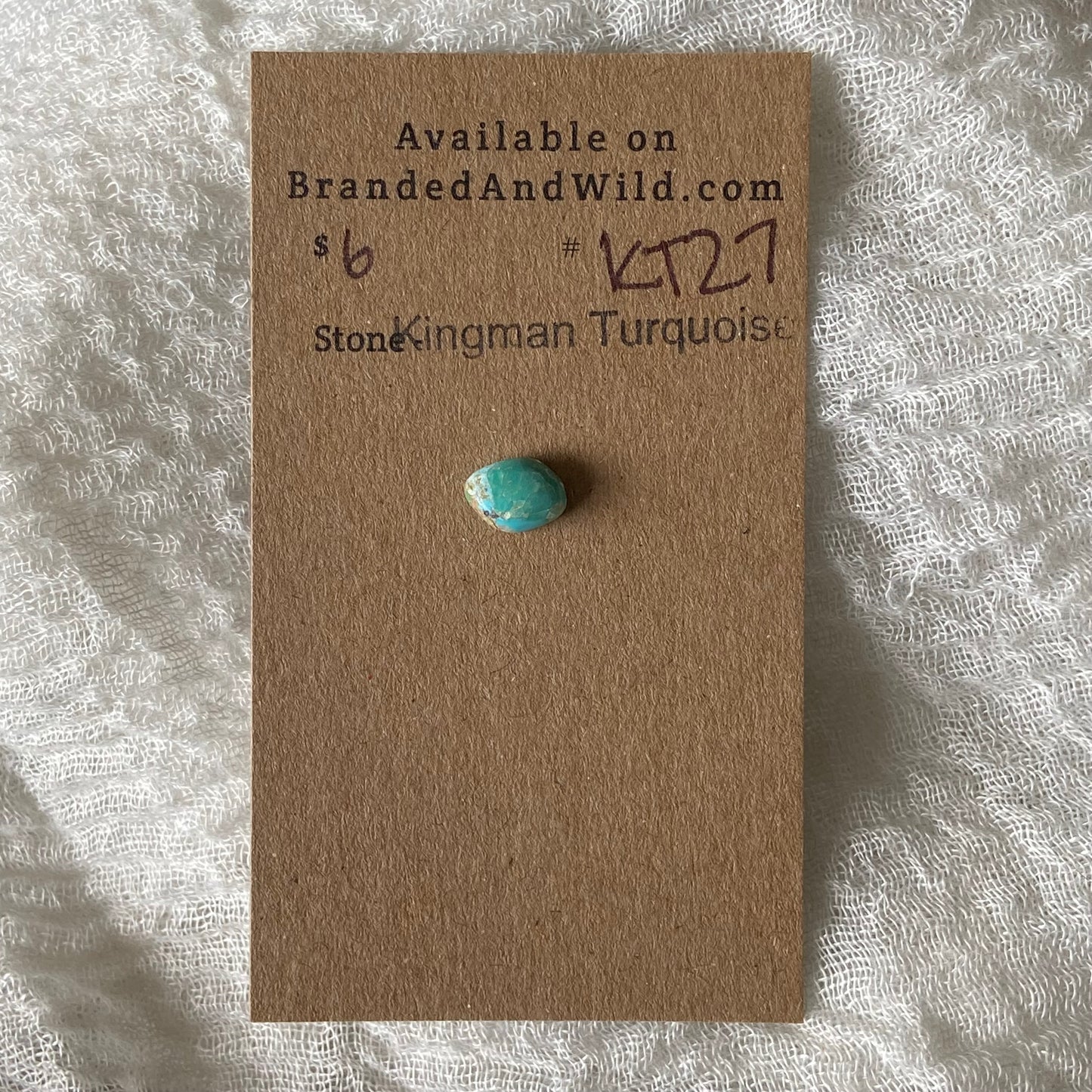 Kingman Turquoise Cabochon - KT27