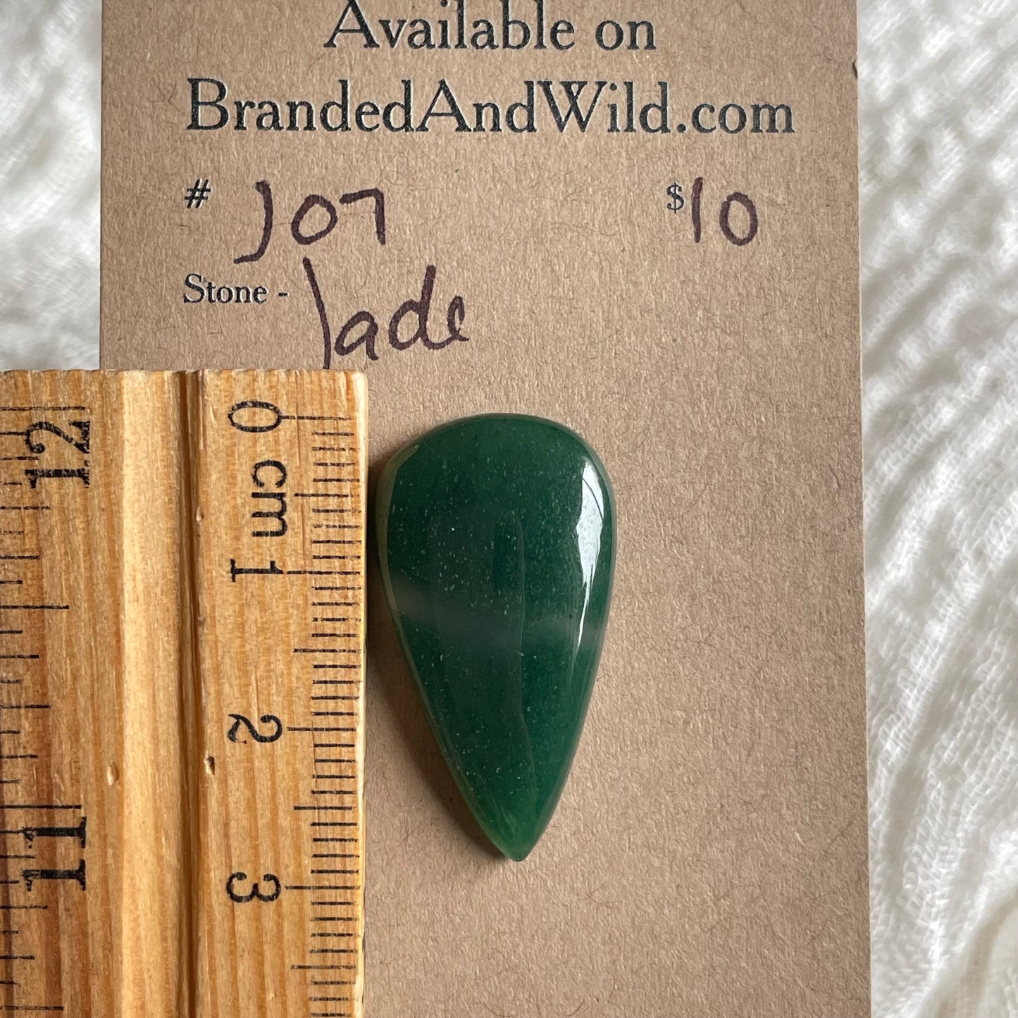Jade Cabochon - J07 79A4DC81-AC52-4B52-8330-89DACAD9B572 Brandedandwild.com