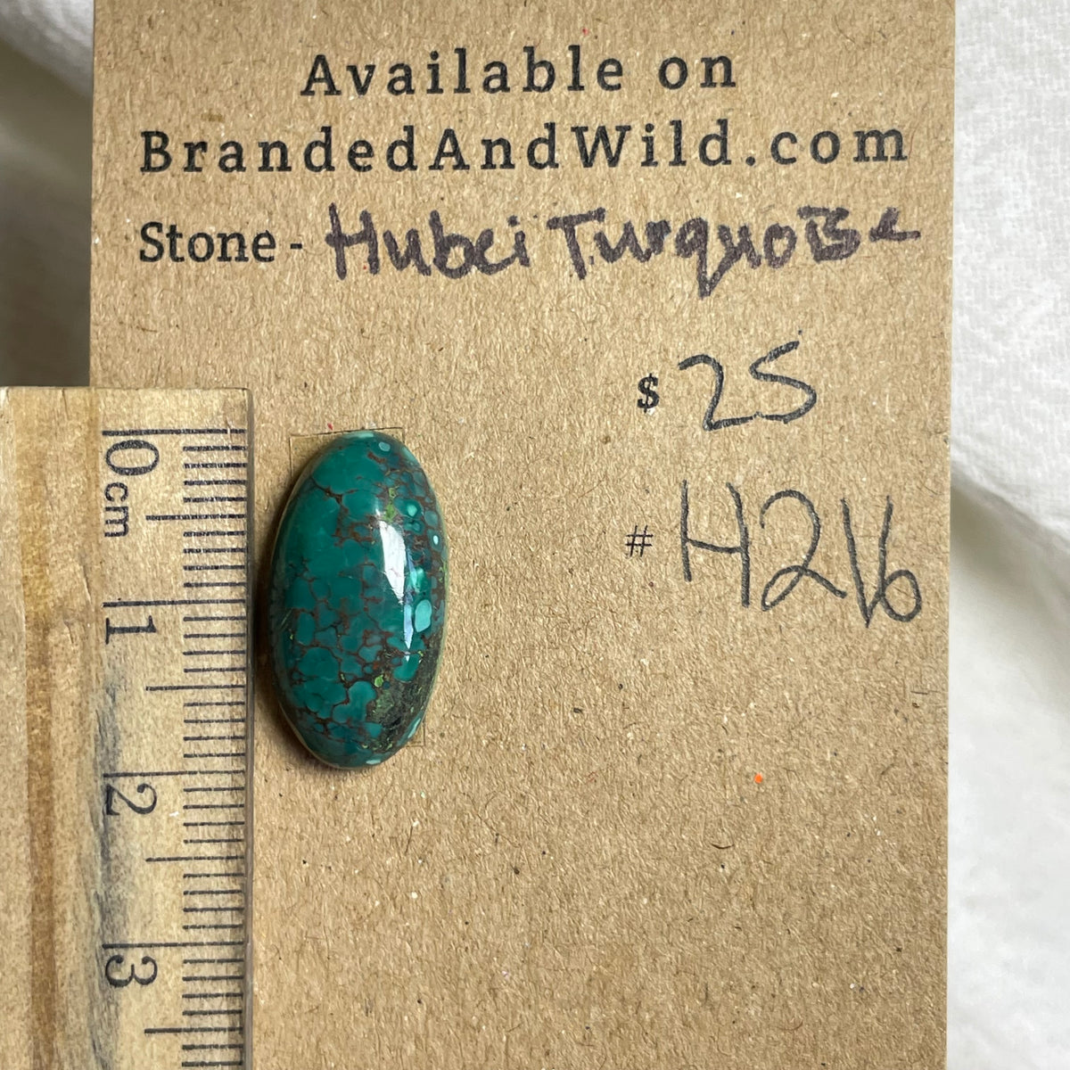 Hubei Turquoise Cabochon - H216 79AEC71D-2274-45C5-97E9-D107F99C2138 Brandedandwild.com