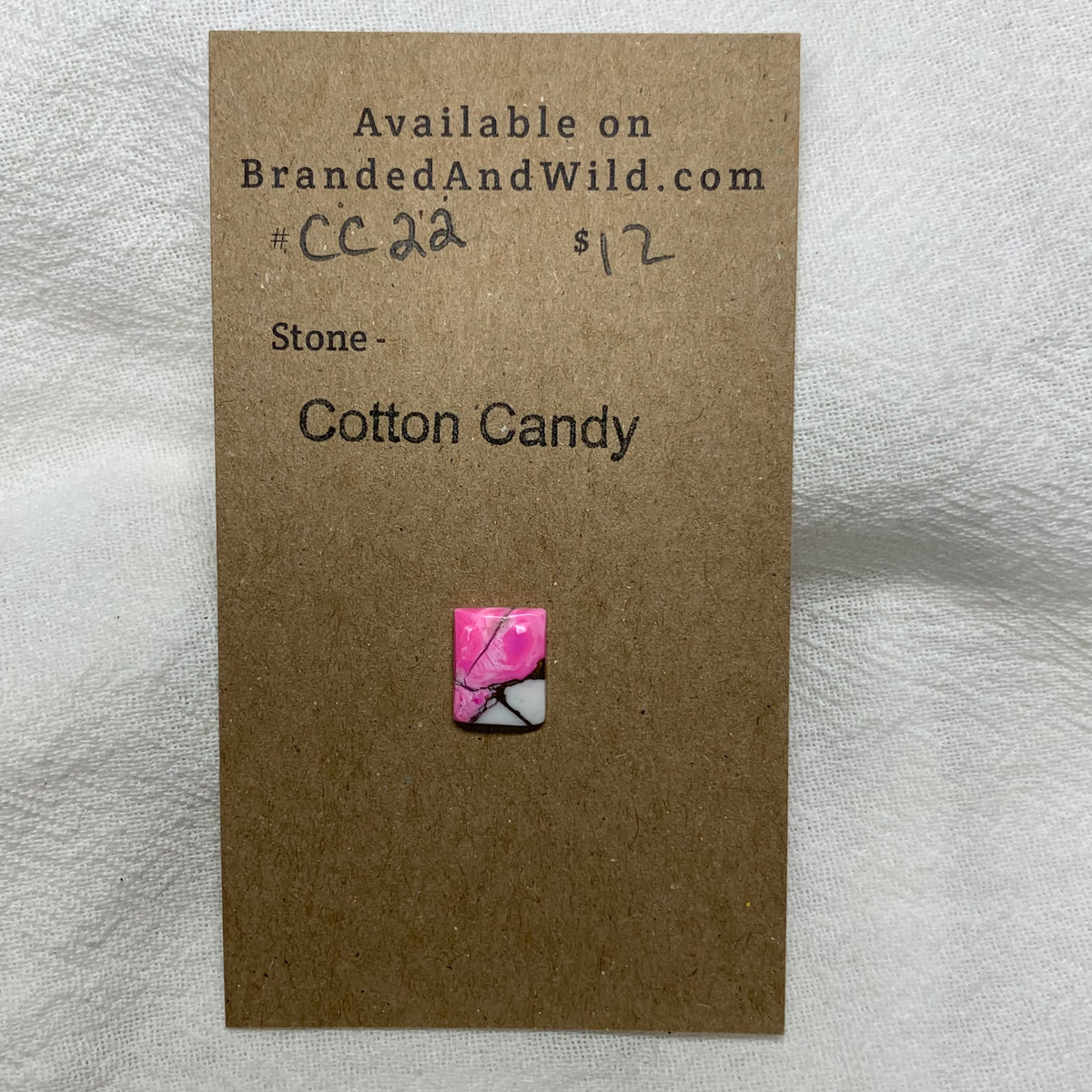 Cotton Candy Cabochon - CC22 79E19A72-D94F-4BCD-8483-60E25D01F8BF Brandedandwild.com