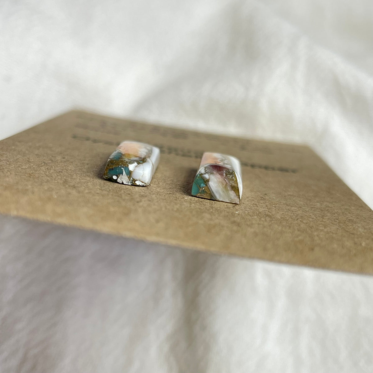 Turquoise, Oyster Shell, Copper Cabochon - TOC98