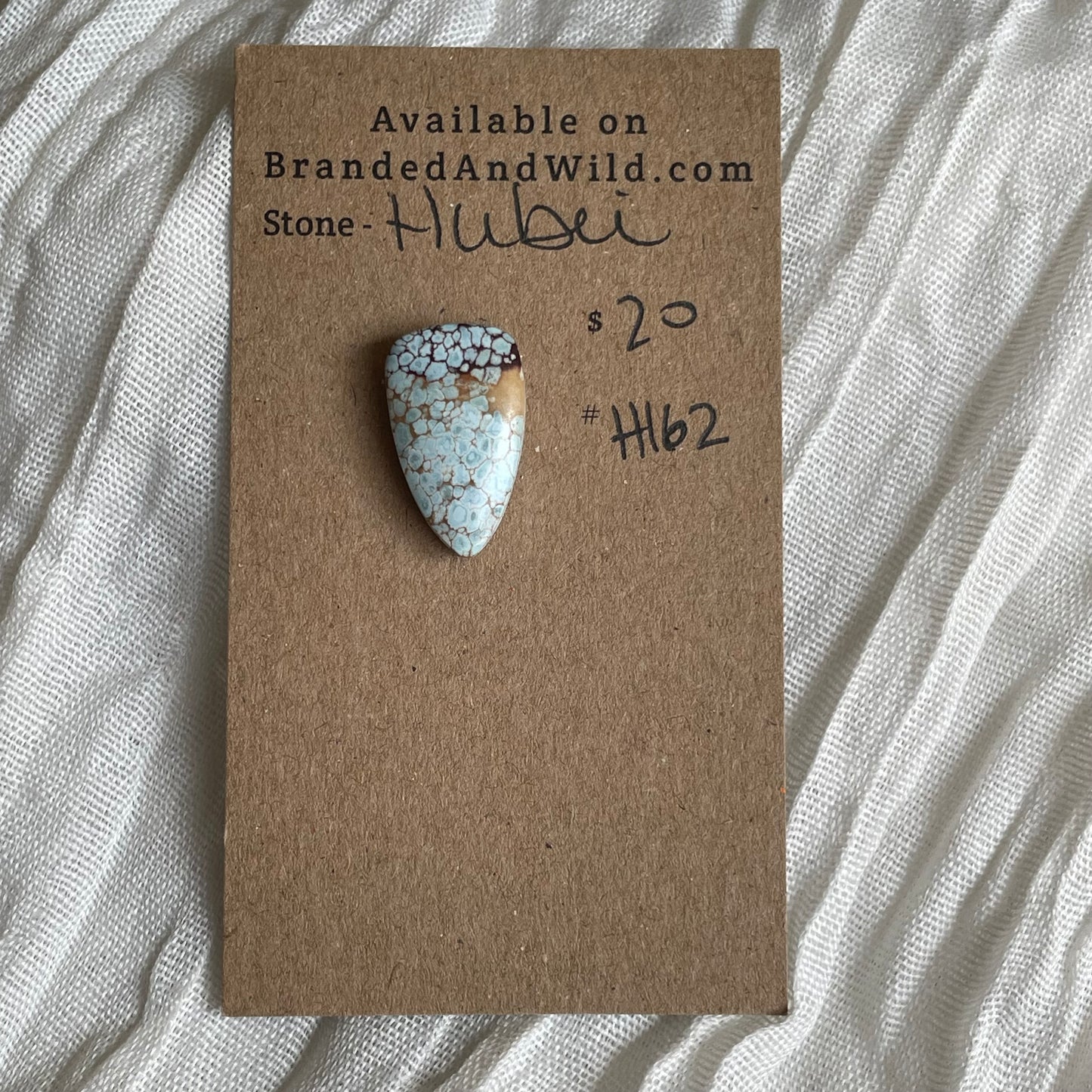 Hubei Turquoise Cabochon - H162 7A0D76D1-9B08-4A5F-BE58-CE529ADF2D59 Brandedandwild.com