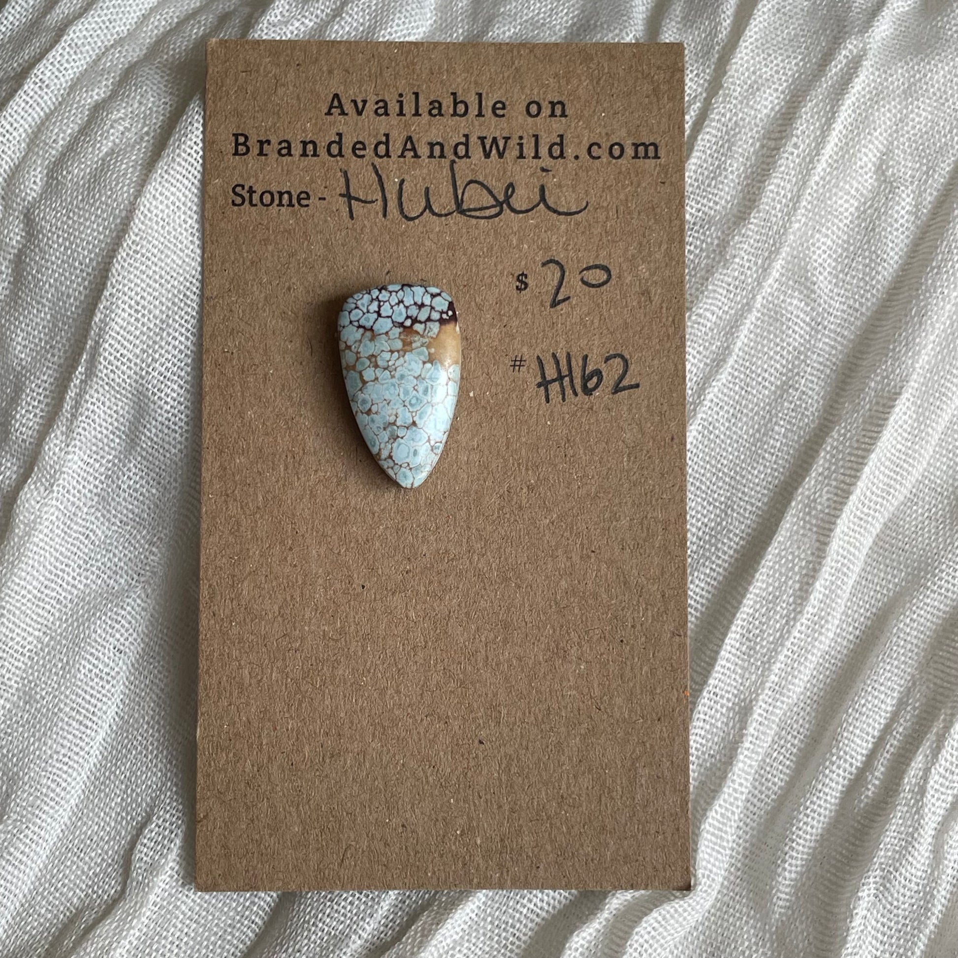 Hubei Turquoise Cabochon - H162 7A0D76D1-9B08-4A5F-BE58-CE529ADF2D59 Brandedandwild.com