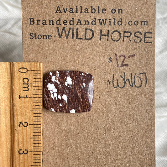 Wild Horse Cabochon - WH107 7A2BCB19-6BFF-482D-9565-A983E250E171 Brandedandwild.com