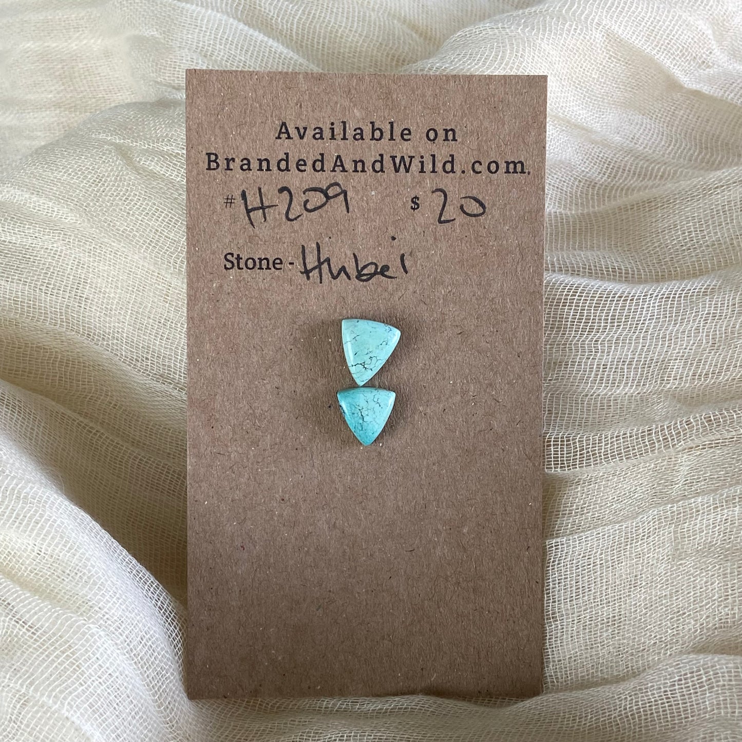 Hubei Turquoise Cabochon - H209 7A3DC555-70B2-444D-8A72-77857B723749 Brandedandwild.com