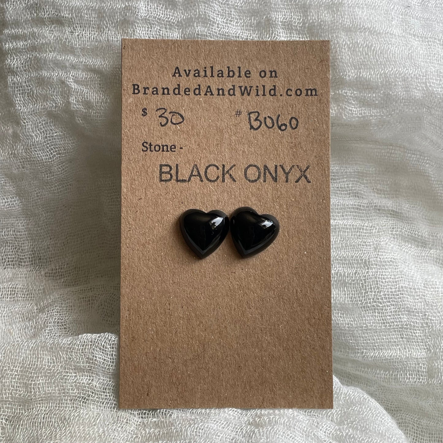 Black Onyx - Cabochon - B060