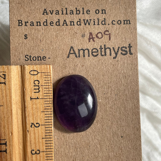 Amethyst Cabochon - A09 7A581C72-929E-4470-9C92-0A1922EAFE30 Brandedandwild.com