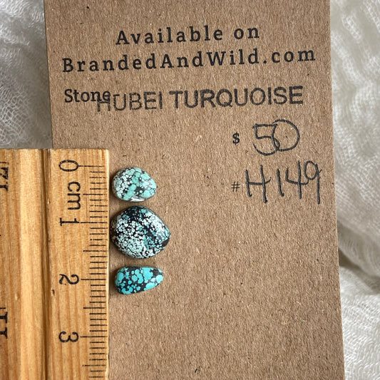 Hubei Turquoise Cabochon - H149 7A7AE31E-F3E9-4C18-9495-17391CB20D13 Brandedandwild.com