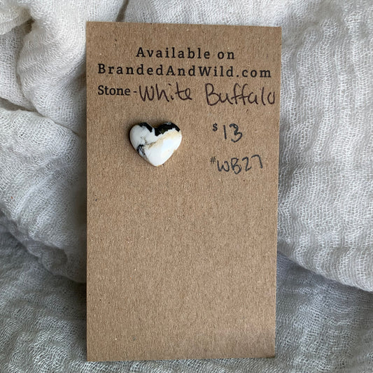 White Buffalo Cabochon - WB27