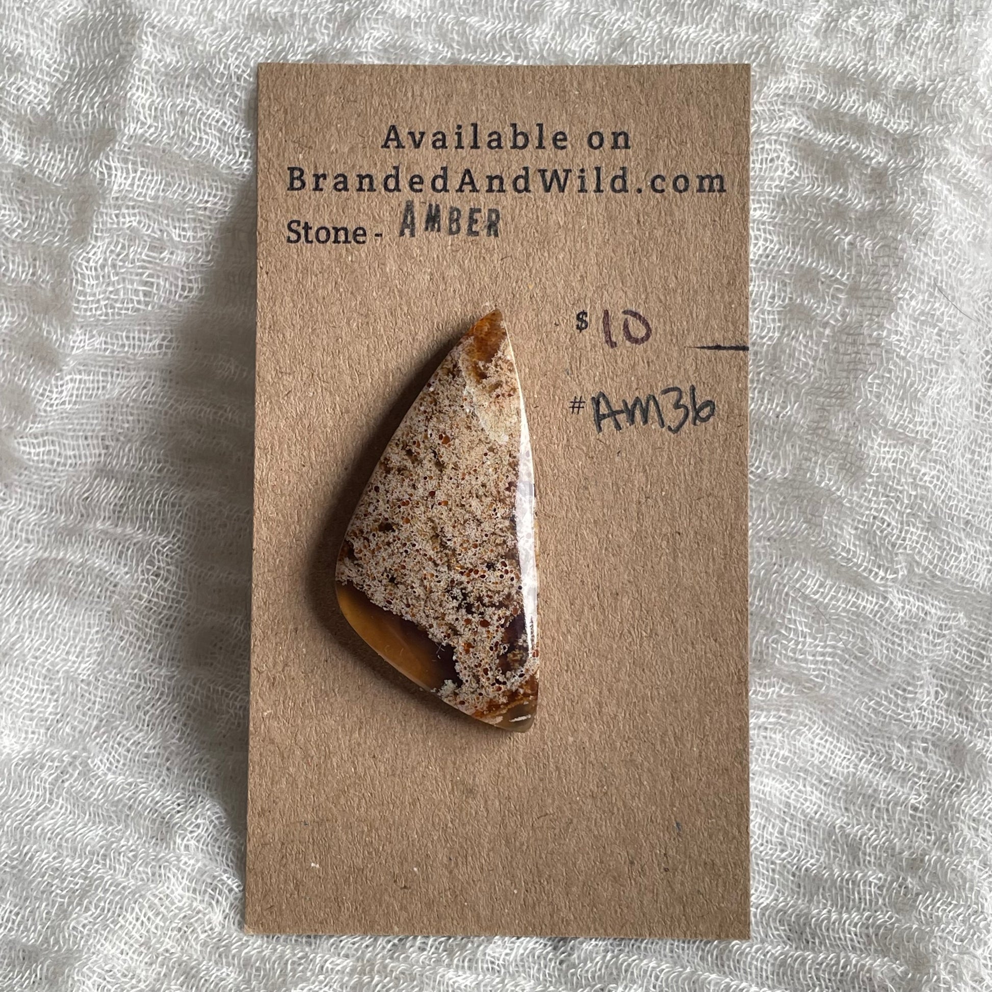 Amber Cabochon AM36 7A93B5A9-3884-46BD-B60C-D1DFD490F0EC Brandedandwild.com