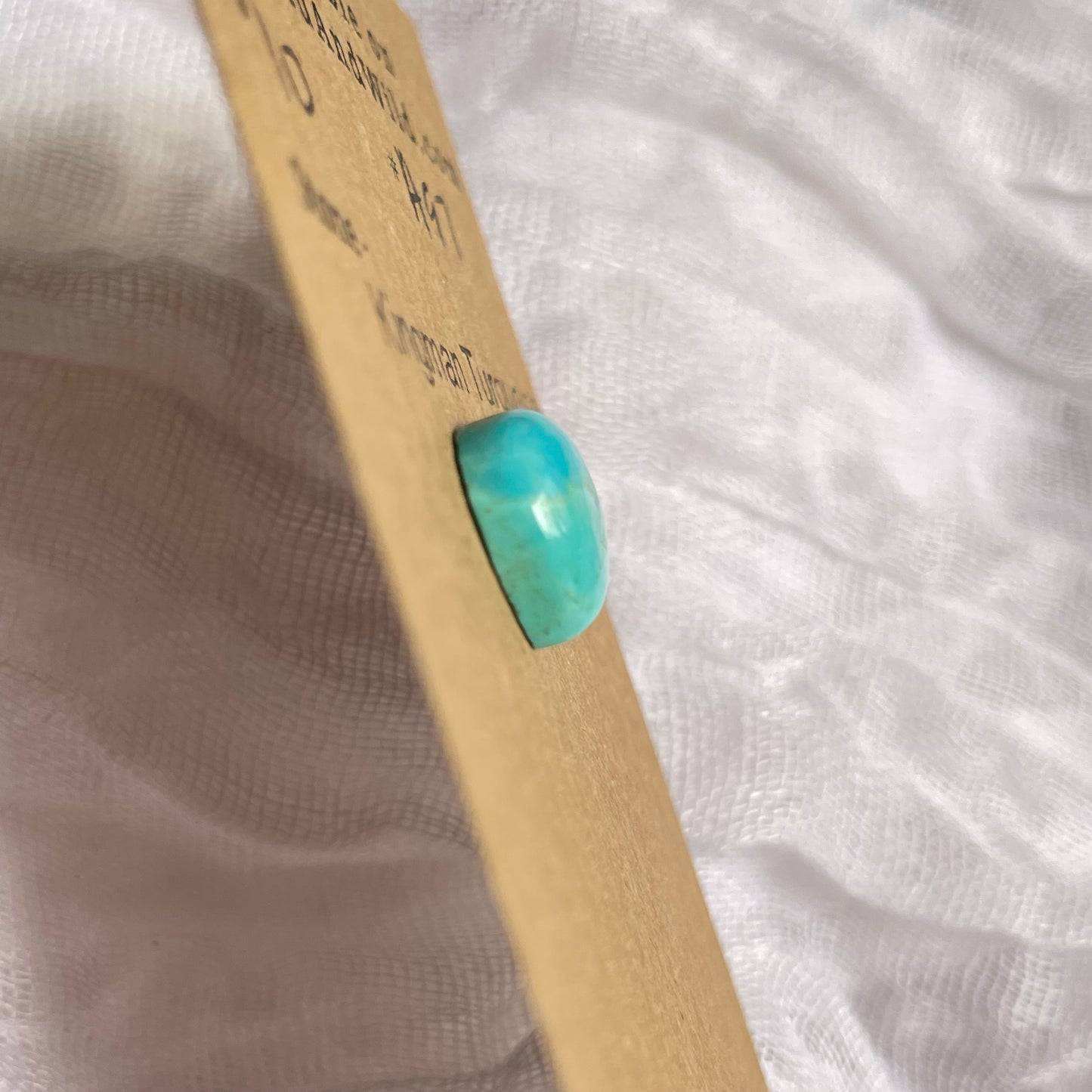 Kingman Turquoise Cabochon - KT97 7AEDAA1F-6AA1-41AA-91C5-A6028D27AD02 Brandedandwild.com