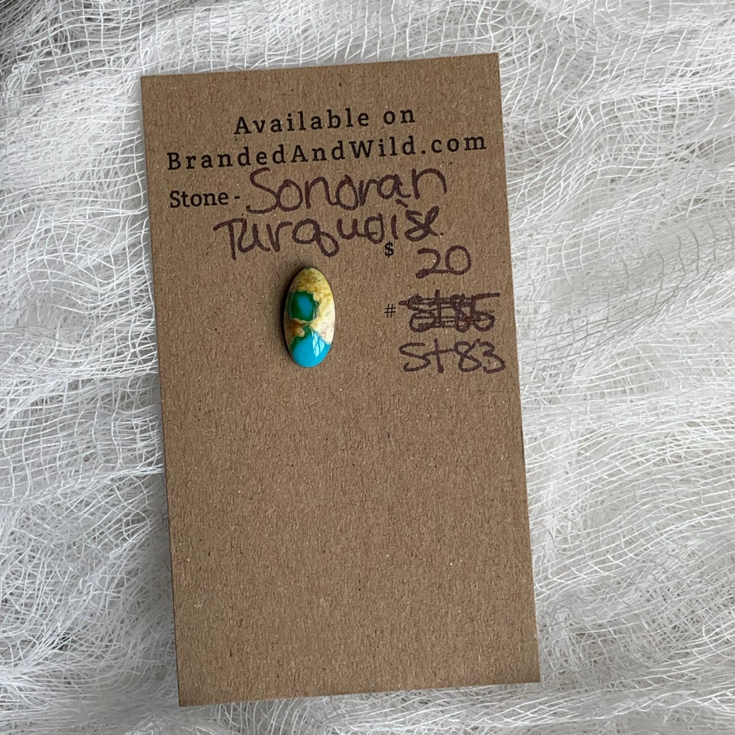 Sonoran turquoise cabochon - ST83