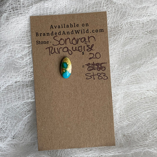 Sonoran turquoise cabochon - ST83