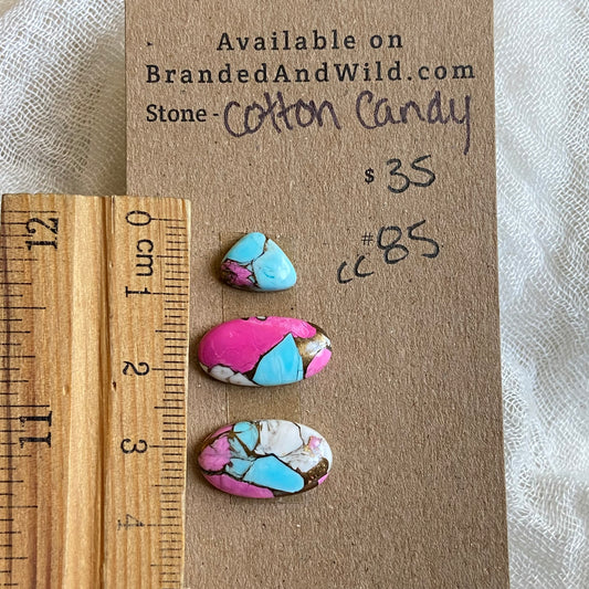 Cotton Candy Cabochon - CC85 7B7467B0-4CC6-4FD0-B230-68D996B52140 Brandedandwild.com