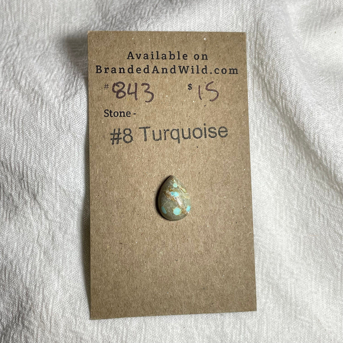 #8 Turquoise Cabochon - #843