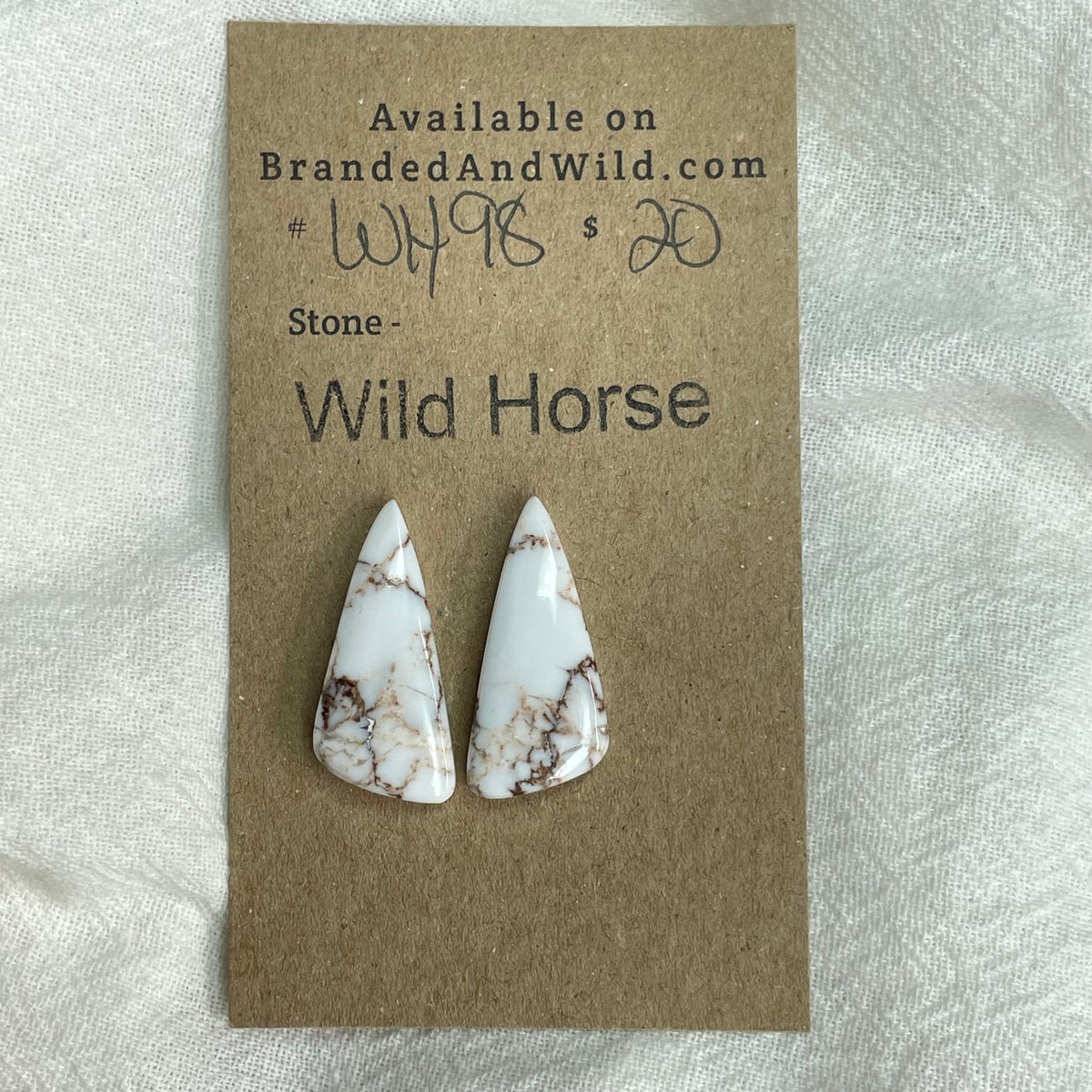 Wild Horse Cabochon - WH98 7BCFB963-3DFA-4685-8940-37245309C50B Brandedandwild.com