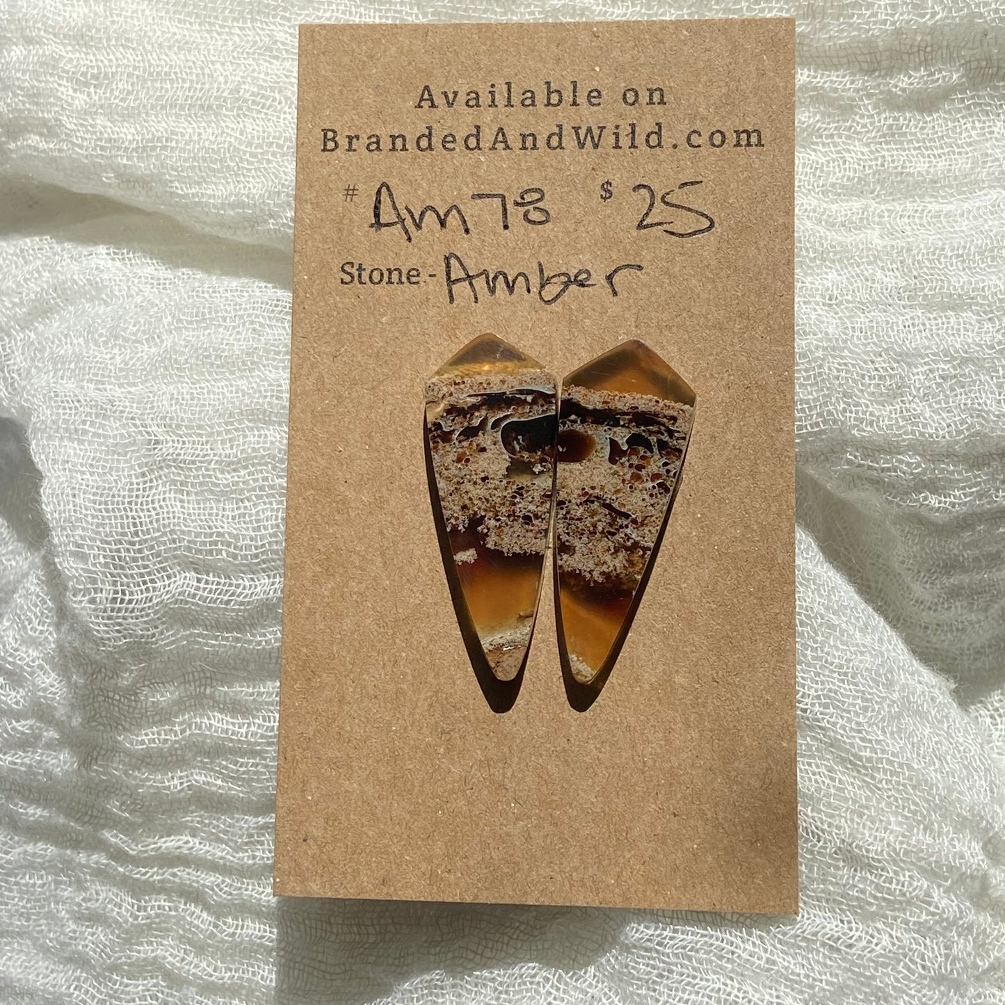 Amber Cabochon AM78