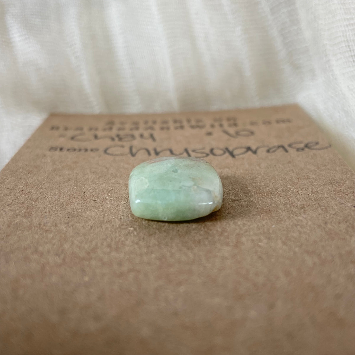 Chrysoprase Cabochon - Ch84 7BF9915B-6052-49A7-9925-9F7D167C471A Brandedandwild.com