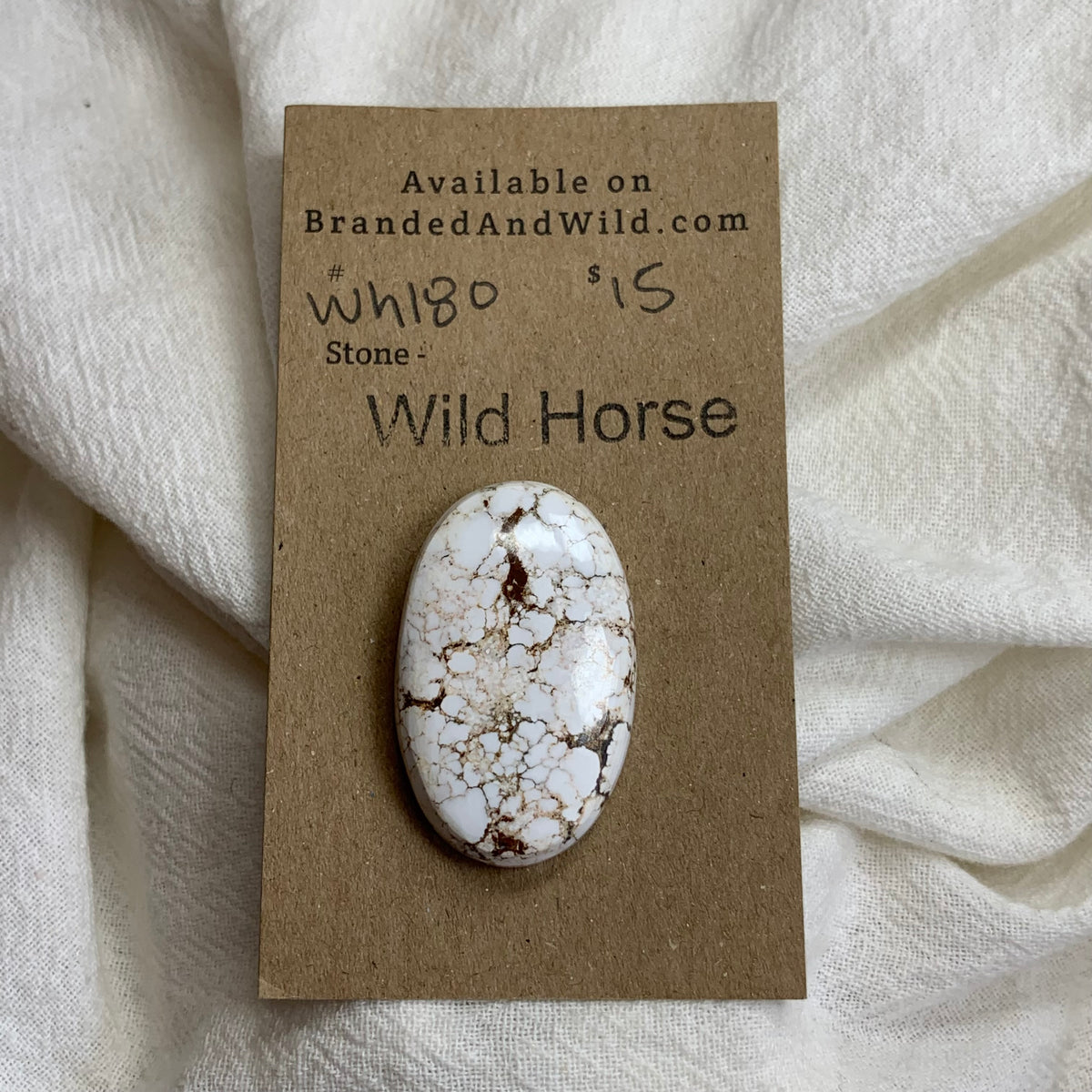 Wild Horse Cabochon - WH180 7C2EF7D2-4227-41D4-8522-27338666E97C Brandedandwild.com