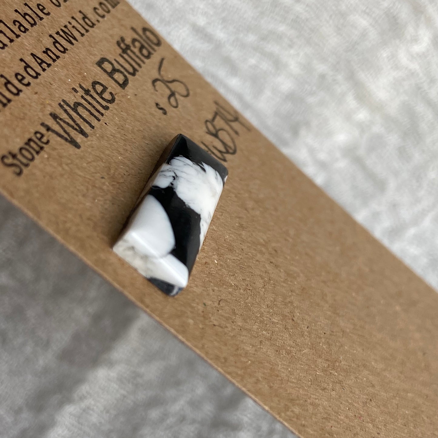 White Buffalo Cabochon - WB74