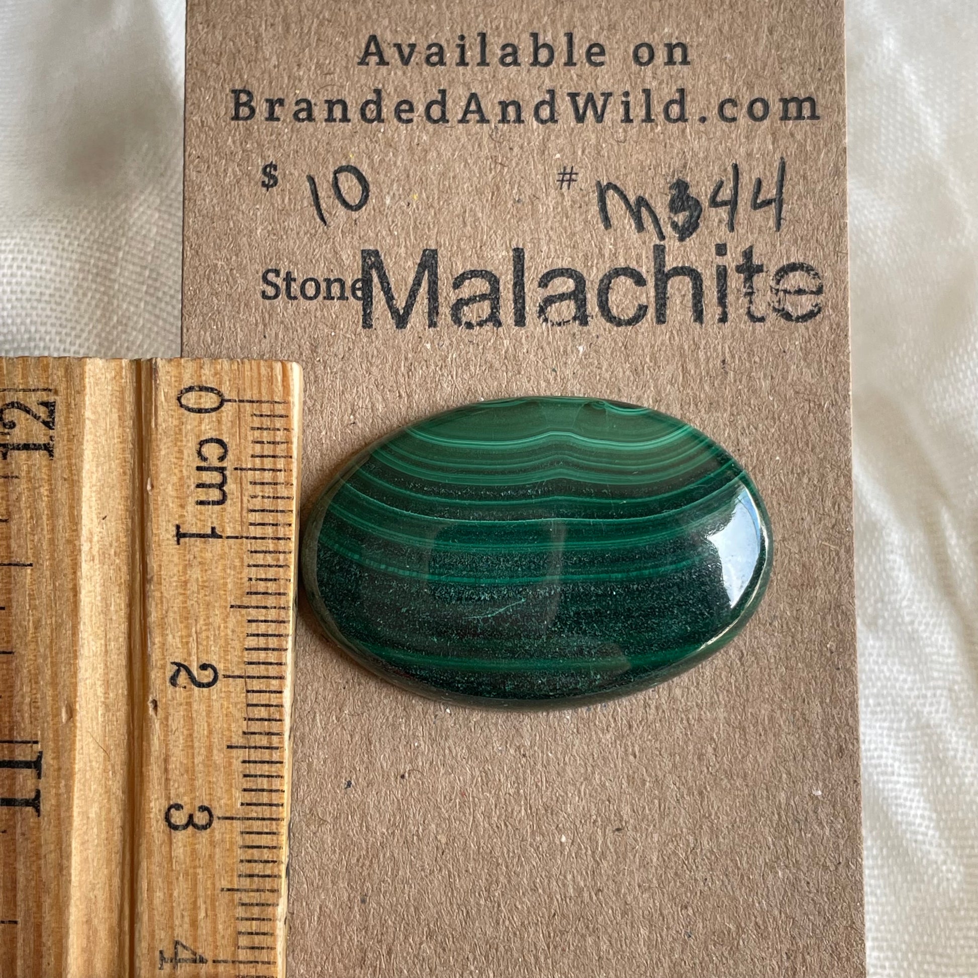 Malachite Cabochon - M44 7C369251-BC18-4296-82CA-14CEC36B02F4 Brandedandwild.com