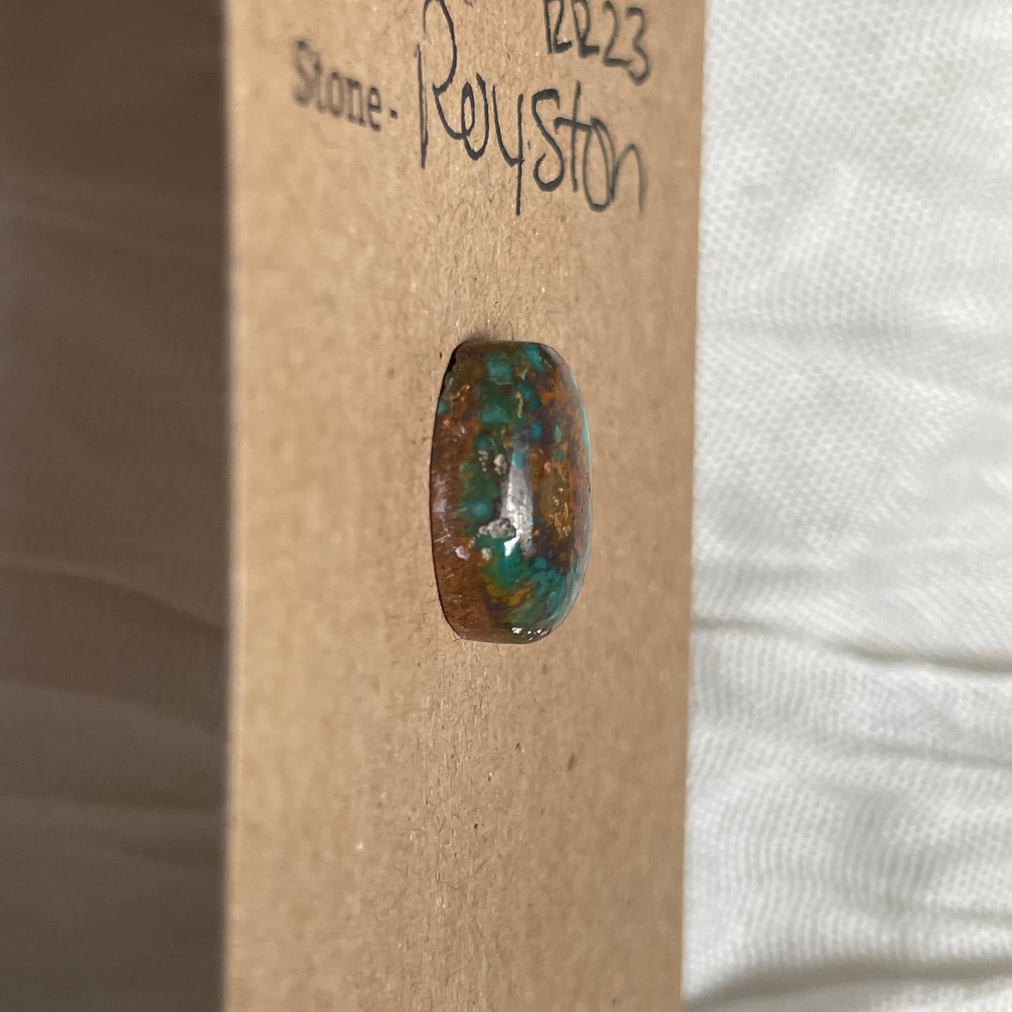 Royston Ribbon Turquoise Cabochon RR23 7C5D632E-EC28-41B1-BC1C-D3FB98F390F9 Brandedandwild.com