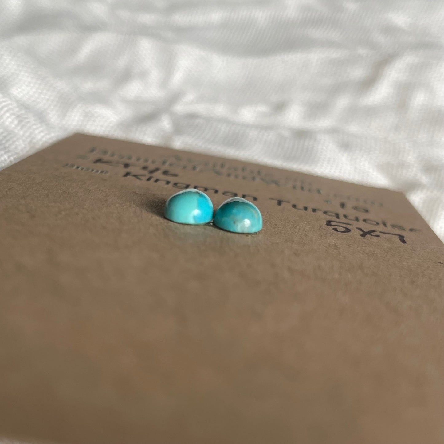 Kingman Turquoise Cabochon - KT46 7C68E666-391A-428A-A744-46EE94234179 Brandedandwild.com