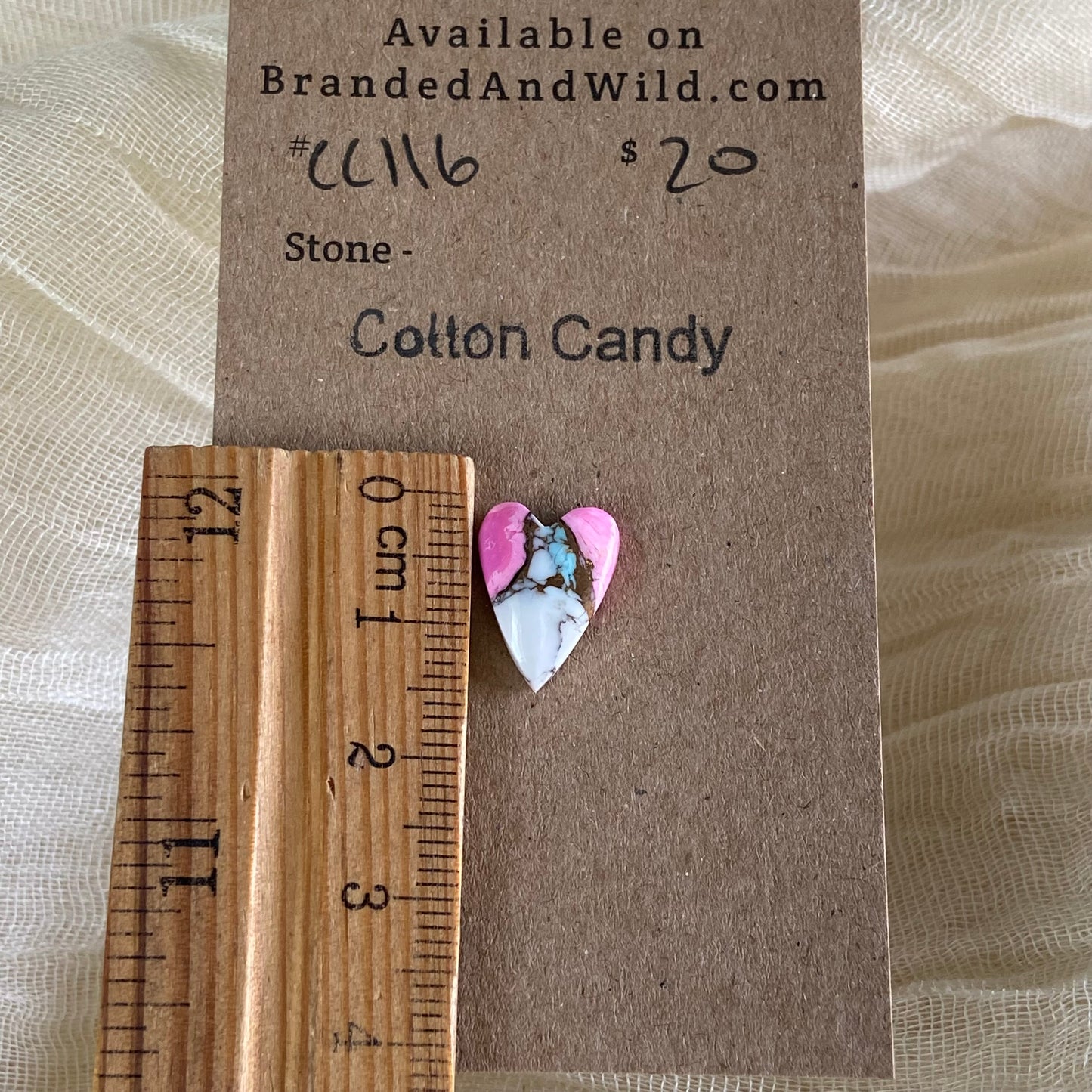 Cotton Candy Cabochon - CC116 7C7738EF-1A02-4CBD-AC54-428C030C7112 Brandedandwild.com