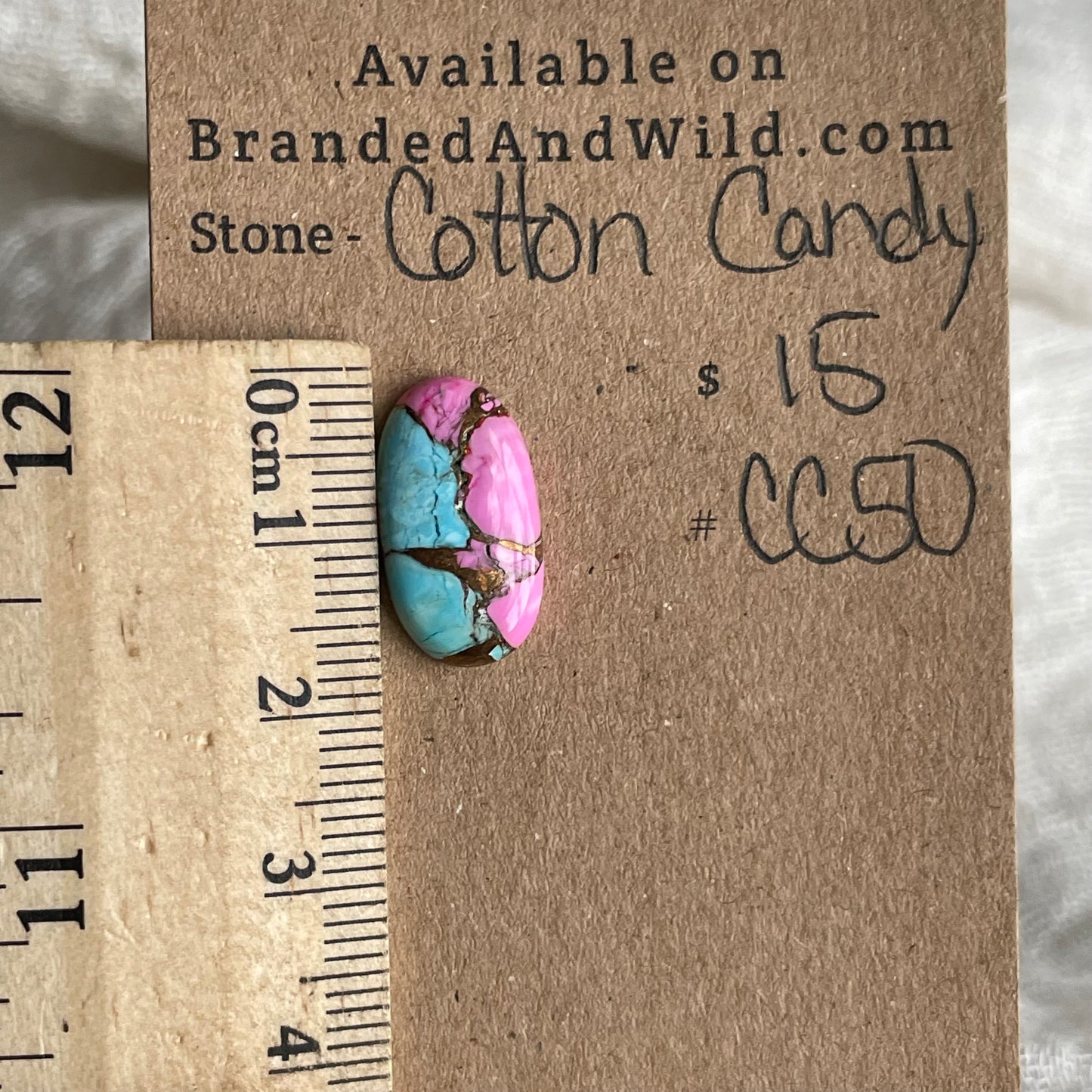 Cotton Candy Cabochon - CC50 7C7E7887-C4CE-4CA9-BFC4-73172BFCB350 Brandedandwild.com